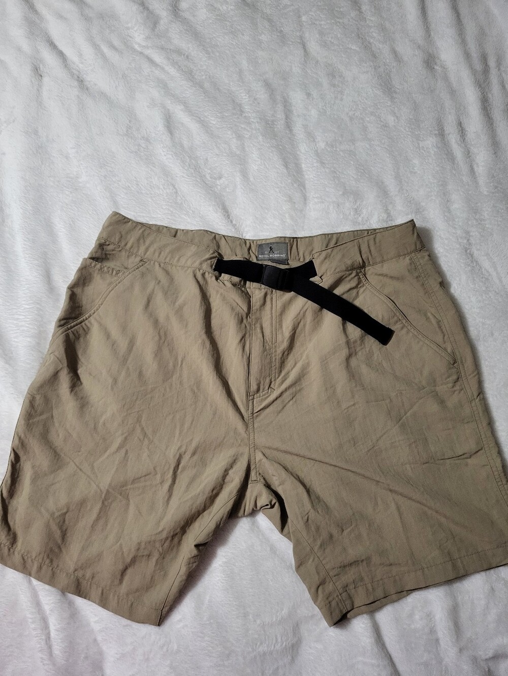 Royal Robbins Size 38 Men's Tan Outdoor Stretch Shorts